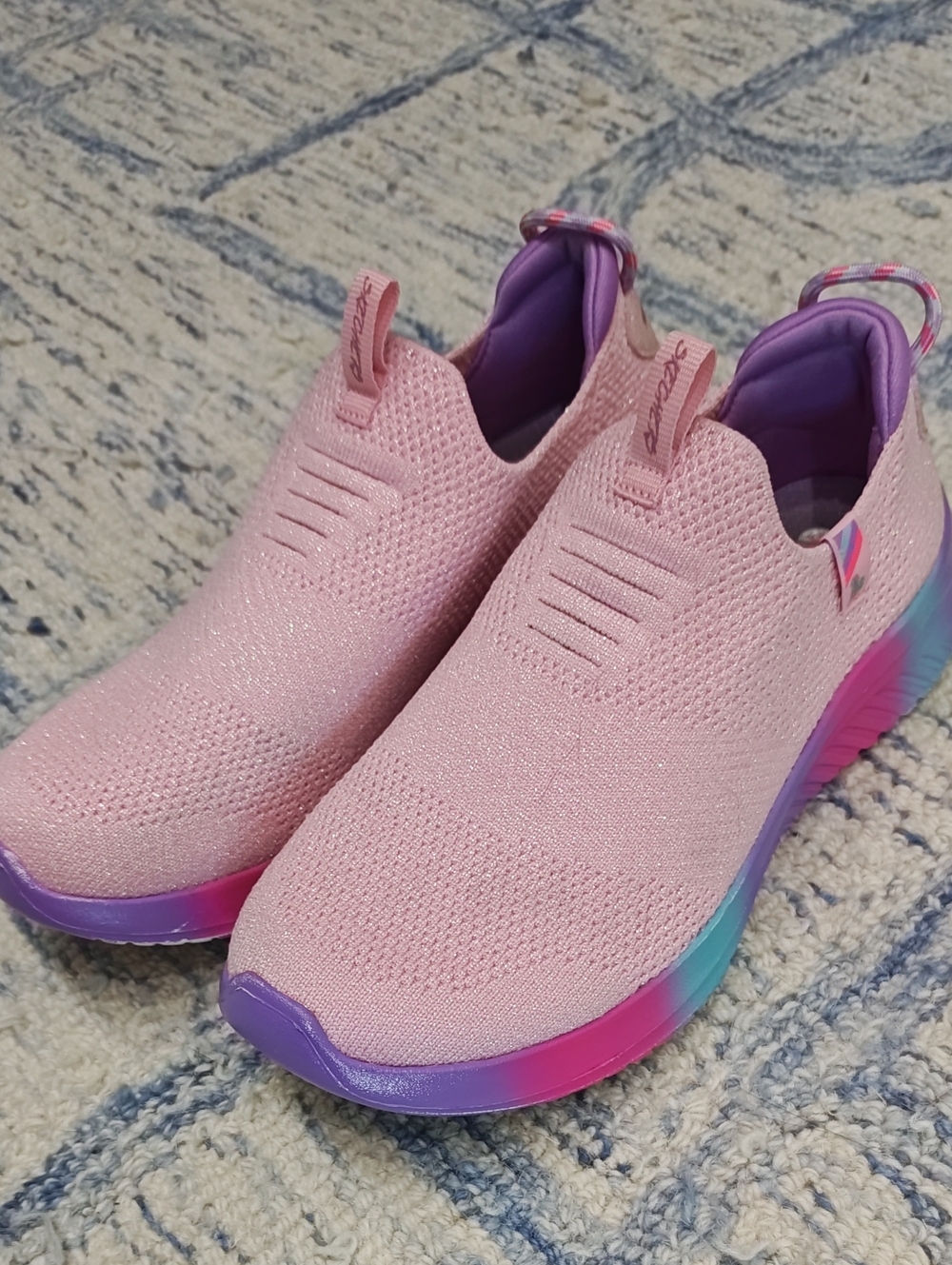 Skechers Girls Ultra Flex 3.0 Color Joy Light Pink